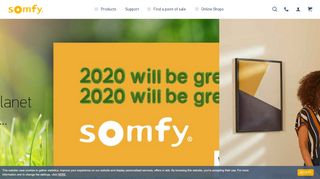 
                            2. Somfy: electric motorised blinds solutions for every home