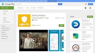 
                            10. Somfy Protect – Applications sur Google Play