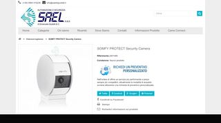
                            10. SOMFY PROTECT Security Camera - SAEL Automazione e Sicurezza