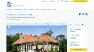 
                            7. Sommer Haus Renesse in Renesse - Firma BHVK Leisure BHVK ...