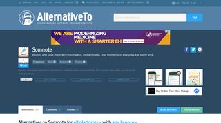 
                            10. Somnote Alternatives and Similar Apps and Websites - AlternativeTo.net