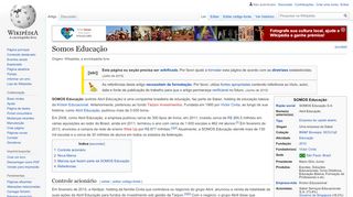
                            9. Somos Educação – Wikipédia, a enciclopédia livre