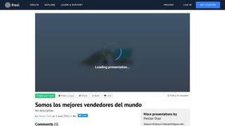 
                            5. Somos los mejores vendedores del mundo by Hector Diaz on Prezi