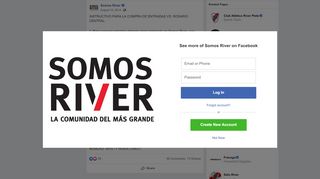 
                            4. Somos River - INSTRUCTIVO PARA LA COMPRA DE ENTRADAS VS ...