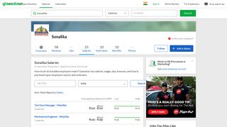 
                            5. Sonalika Salaries | Glassdoor.co.in