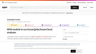 
                            5. sonarqube-scanner - npm