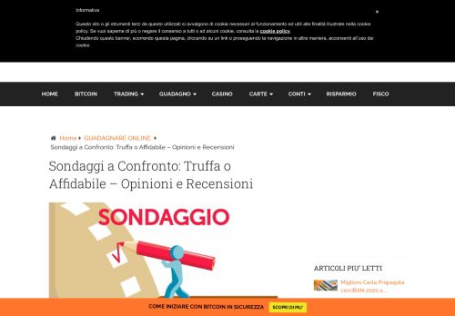 
                            3. Sondaggi a Confronto: Truffa o Affidabile - Opinioni e Recensioni