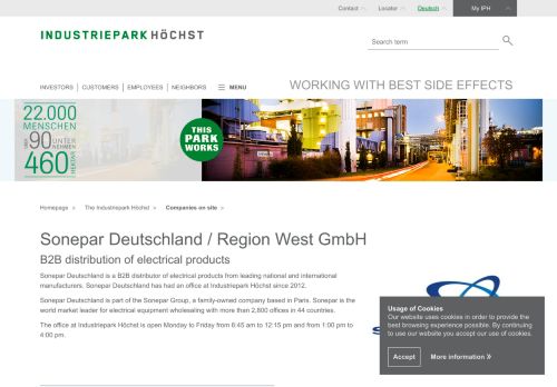 
                            8. Sonepar Deutschland / Region West GmbH | Industriepark Höchst