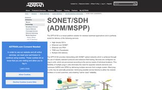 
                            13. SONET/SDH (ADM/MSPP) - ADTRAN.com