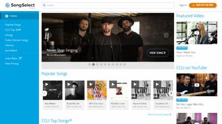 
                            8. SongSelect® by CCLI® - Worship planning starts here!