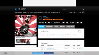 
                            11. Sonic Extasy - Pump | Songs, Reviews, Credits | AllMusic