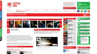
                            9. Sonisphere 2009 informatie op Festivalinfo