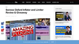 
                            12. Sonnox Oxford Inflator and Limiter Review & Giveaway