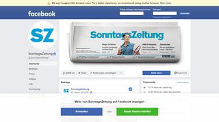 
                            11. SonntagsZeitung - Startseite | Facebook