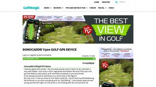 
                            12. Sonocaddie V300 golf GPS device | Forums | GolfMagic