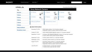 
                            1. Sony Global - Sony Network Camera