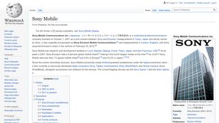 
                            8. Sony Mobile - Wikipedia