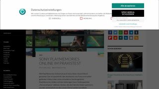 
                            8. Sony PlayMemories Online im Praxistest | digitalzimmer