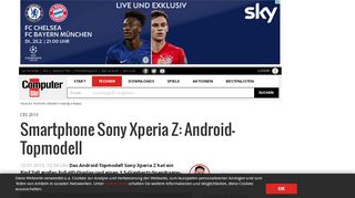 
                            5. Sony Xperia Z im Video - COMPUTER BILD