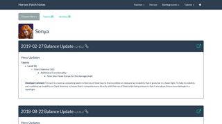
                            8. Sonya - Heroes Patch Notes.com