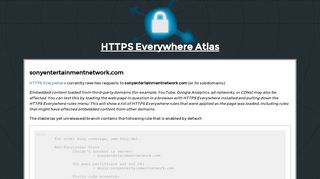 
                            12. sonyentertainmentnetwork.com - HTTPS Everywhere Atlas