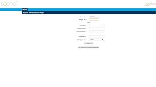 
                            2. Sophia Administration login