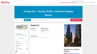 
                            7. Sophia C. - Chicago SQL - The SQL, NoSQL, & NewSQL Database ...
