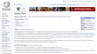 
                            13. Sophia Thiel – Wikipedia