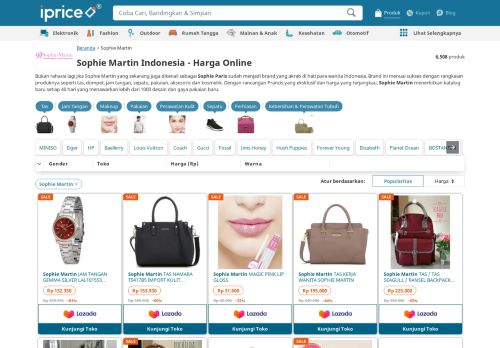 
                            6. Sophie Martin Indonesia | Online Store Sophie Martin Original - iPrice