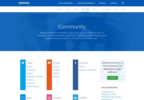 
                            2. Sophos Community: Sophos Produkte, Services und Support diskutieren