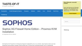 
                            6. Sophos XG Firewall Home Edition – Proxmox KVM Installation ...
