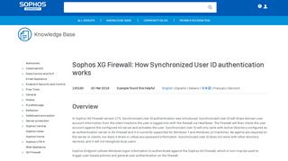 
                            10. Sophos XG Firewall: How Synchronized User ID authentication works ...
