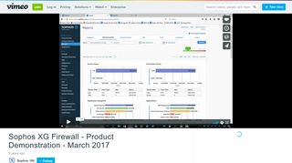 
                            10. Sophos XG Firewall - Product Demonstration - March 2017 on Vimeo