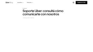 
                            3. Soporte Uber Costa Rica: estamos para ayudarte | Uber Blog