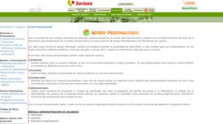 
                            6. Soriana - Acceso Personalizado