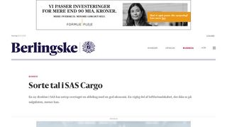 
                            10. Sorte tal i SAS Cargo - Berlingske