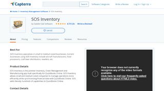
                            5. SOS Inventory Reviews and Pricing - 2019 - Capterra