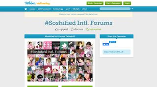 
                            10. Soshified Intl. Forums - Twibbon