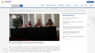 
                            12. Sosialisasi Aplikasi Ina-Geoportal dan Palapa - Indonesia Geospatial ...