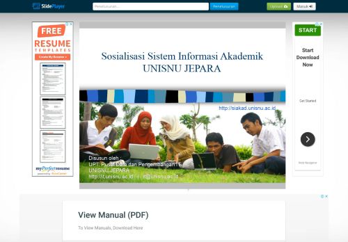 
                            6. Sosialisasi Sistem Informasi Akademik UNISNU JEPARA - ppt ...