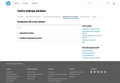 
                            13. Sostituzione del router wireless | Centro stampa wireless | HP® Italia