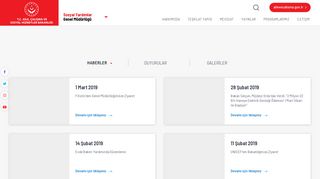 
                            1. Sosyal Yardımlar Genel Müdürlüğü: Aile, Çalışma ve Sosyal Hizmetler ...