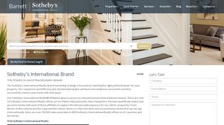 
                            8. Sotheby's International Brand - Barrett Sotheby's International Realty