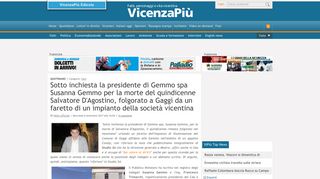 
                            10. Sotto inchiesta la presidente di Gemmo spa Susanna Gemmo per la ...
