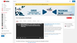 
                            2. Sou Concurseiro e Vou Passar - YouTube