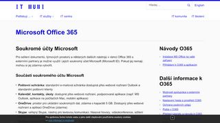 
                            11. Soukromé účty Microsoft | IT služby Masarykovy univerzity