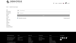 
                            2. Soulcycle BMX Winkel : Customer Account Login