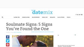 
                            7. Soulmate Signs: 5 Signs You've Found the One - Zoosk