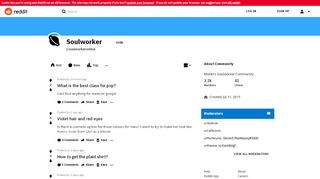 
                            9. Soulworker - Reddit