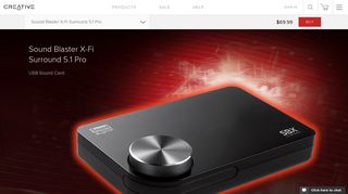 
                            9. Sound Blaster X-Fi Surround 5.1 Pro - - Creative Labs (United States)